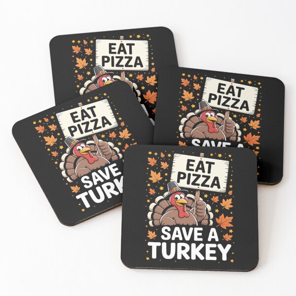 Item preview, SAVE A TURKEY EAT PIZZA designed and sold by jkrphoto.