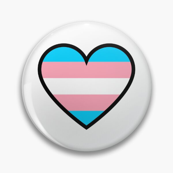 Item preview, Transgender Pride Heart designed and sold by Camilla Wynter.