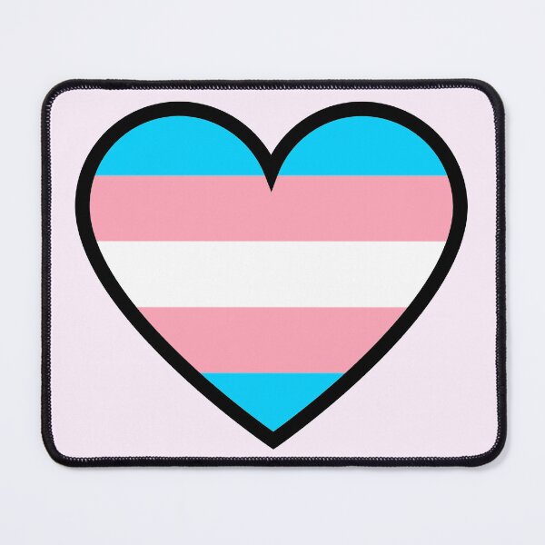Item preview, Transgender Pride Heart designed and sold by Camilla Wynter.