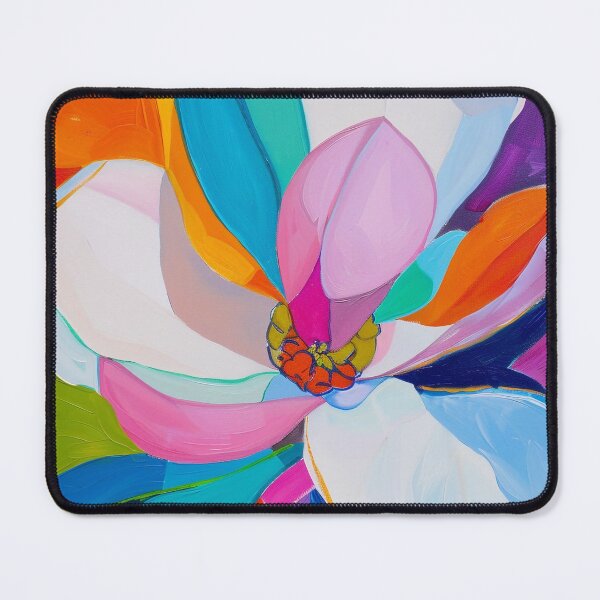Item preview, Vibrant Abstract Magnolia Flower Painting designed and sold by Pierce Millington Gallery.