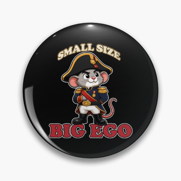 Item preview, Small Size Big Ego Funny Napoleon Bonaparte Mouse Humor designed and sold by Karma Design.