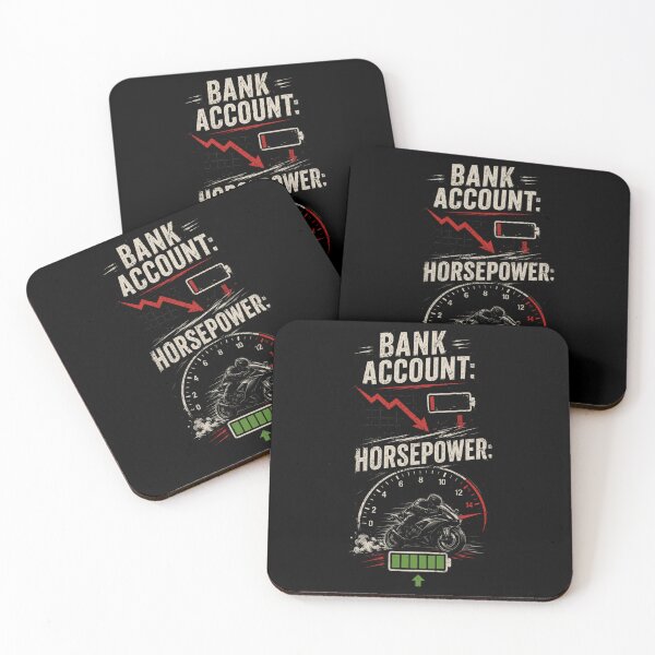 Item preview, Bank Account vs Horsepower Biker Shirt designed and sold by JalwaWear.