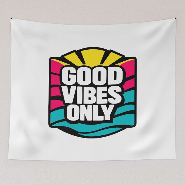 Item preview, Positive Vibes Retro Summer Sunset Design designed and sold by Pommes im Bett.
