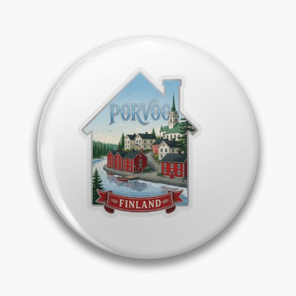 Item preview, Porvoo Finland Riverside Travel Sticker Souvenir Summer Edition designed and sold by Imaginarium of Chaos falcon88 .