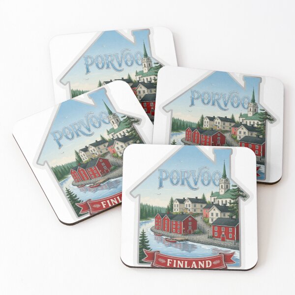 Item preview, Porvoo Finland Riverside Travel Sticker designed and sold by Imaginarium of Chaos falcon88 .