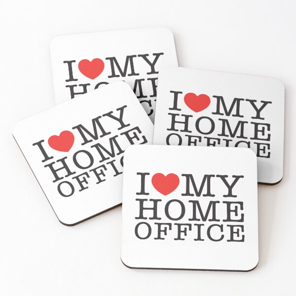 Item preview, I Love My Home Office designed and sold by shitpostee.
