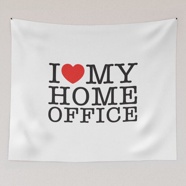 Item preview, I Love My Home Office designed and sold by shitpostee.