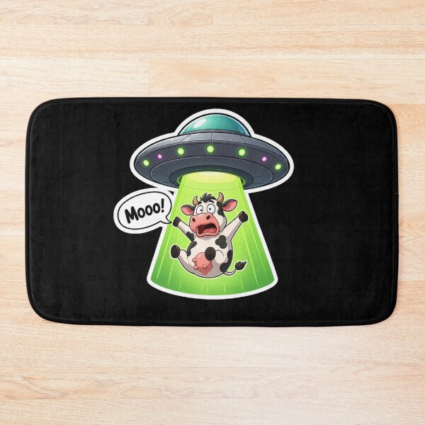 Item preview, Funny Cow Abducted by Alien Spaceship designed and sold by Owcomm.