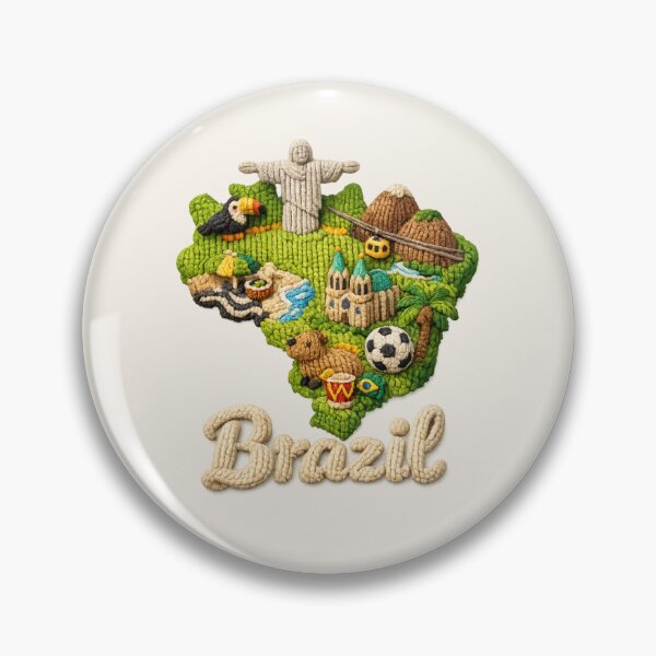 Item preview, Cute Knitted Brazil Landmark | Handmade Yarn Knit Travel Souvenir designed and sold by Moons Studio.