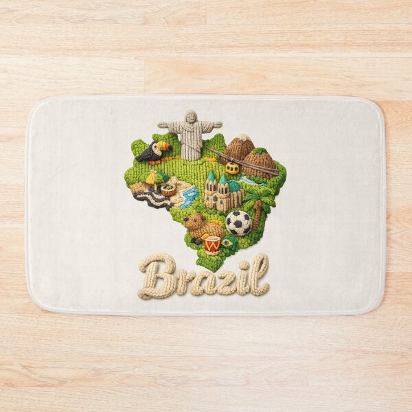 Item preview, Cute Knitted Brazil Landmark | Handmade Yarn Knit Travel Souvenir designed and sold by Moons Studio.