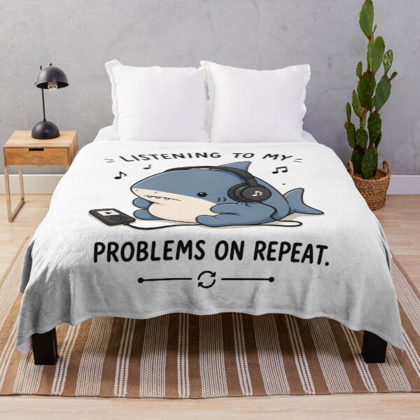 Item preview, mr. shark listening to his problems designed and sold by rimisart.