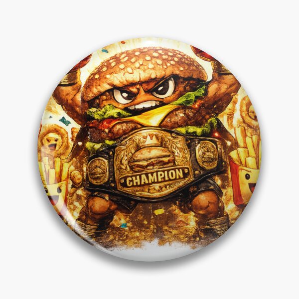 Item preview, Heavyweight Champion Burger Boxing T-Shirt | Athletic Food Lover Tee designed and sold by irfanshikh.