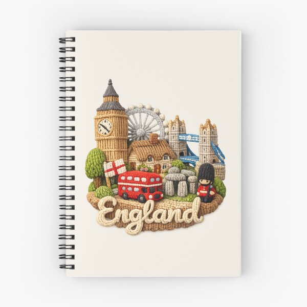 Item preview, Cute Knitted England Landmark | Handmade Yarn Knit Travel Souvenir designed and sold by Moons Studio.