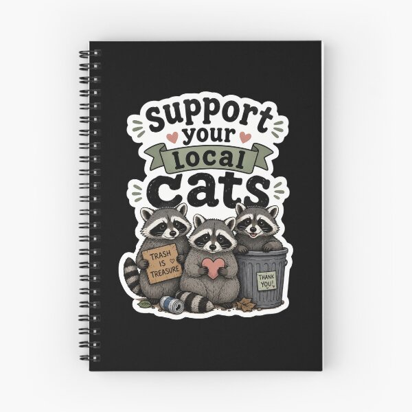 Item preview, Support Your Local Trash Panda Cats designed and sold by Owcomm.