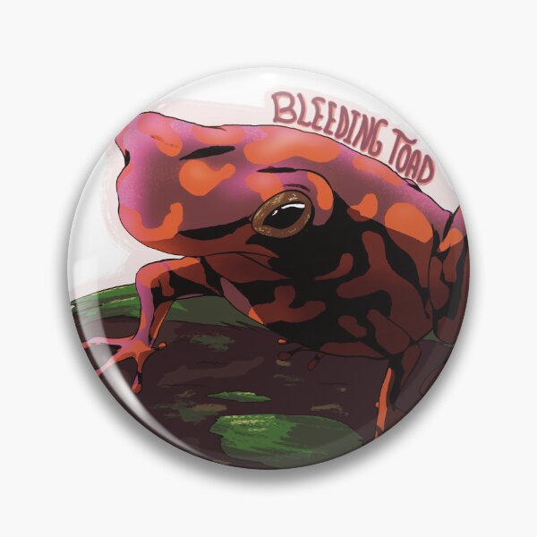 Item preview, Bleeding Toad (Endangered Species) designed and sold by Dragon Blossom Art.