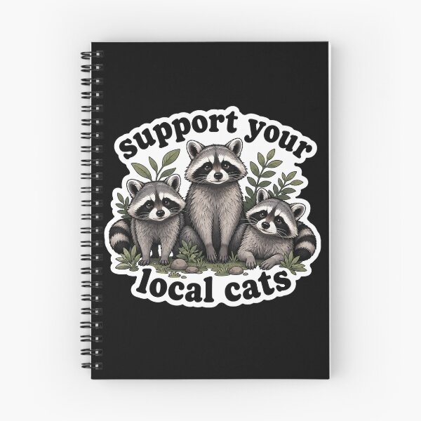Item preview, Support Your Local Trash Panda Cats designed and sold by Owcomm.