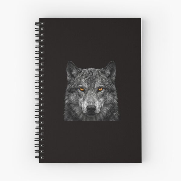Item preview, Grey Wolf Portrait Amber Eyes  designed and sold by Doka  Images.