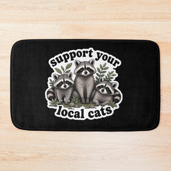 Item preview, Support Your Local Trash Panda Cats designed and sold by Owcomm.