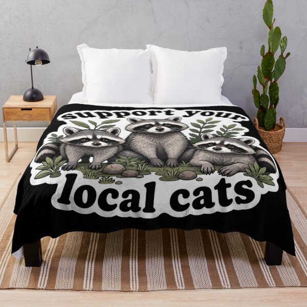 Item preview, Support Your Local Trash Panda Cats designed and sold by Owcomm.