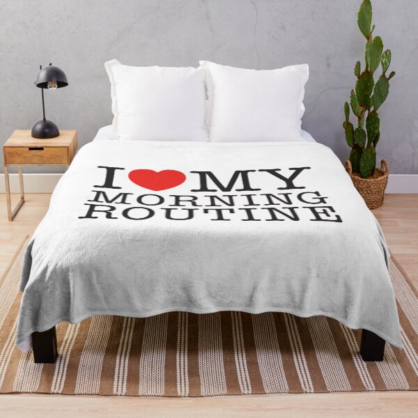 Item preview, I Love My Morning Routine designed and sold by shitpostee.