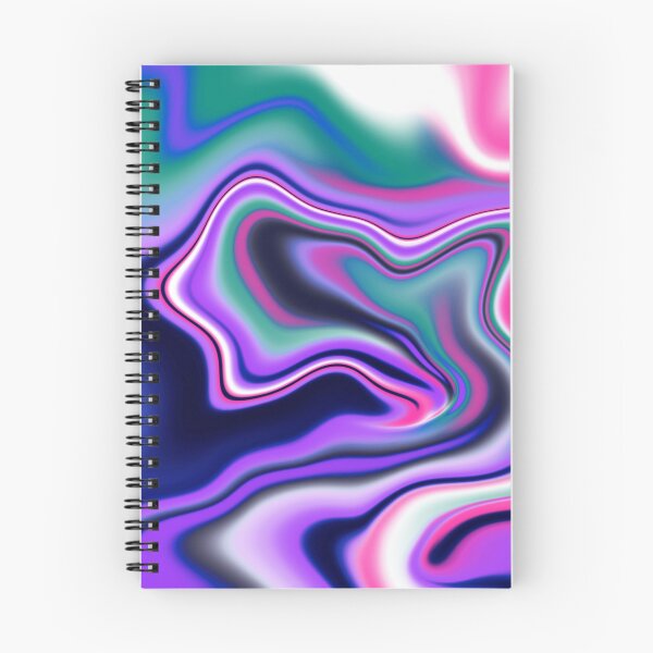 Item preview, Neon Liquid Waves Abstract Gradient designed and sold by Happyabstract.