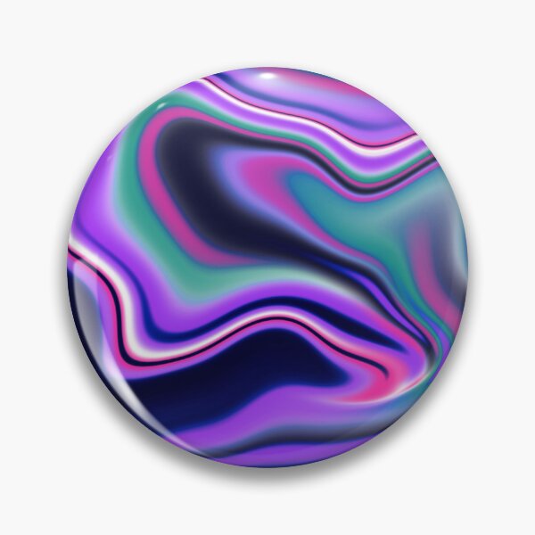 Item preview, Neon Liquid Waves Abstract Gradient designed and sold by Happyabstract.