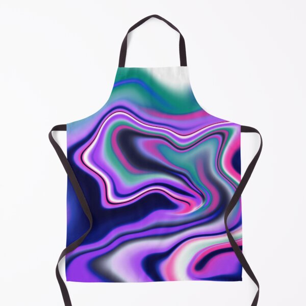 Item preview, Neon Liquid Waves Abstract Gradient designed and sold by Happyabstract.