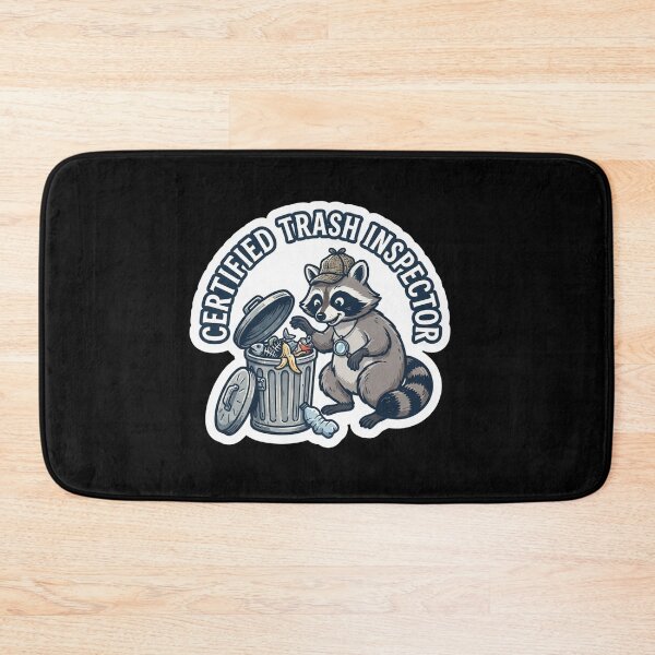 Item preview, Certified Trash Inspector Raccoon Funny Wildlife designed and sold by Owcomm.