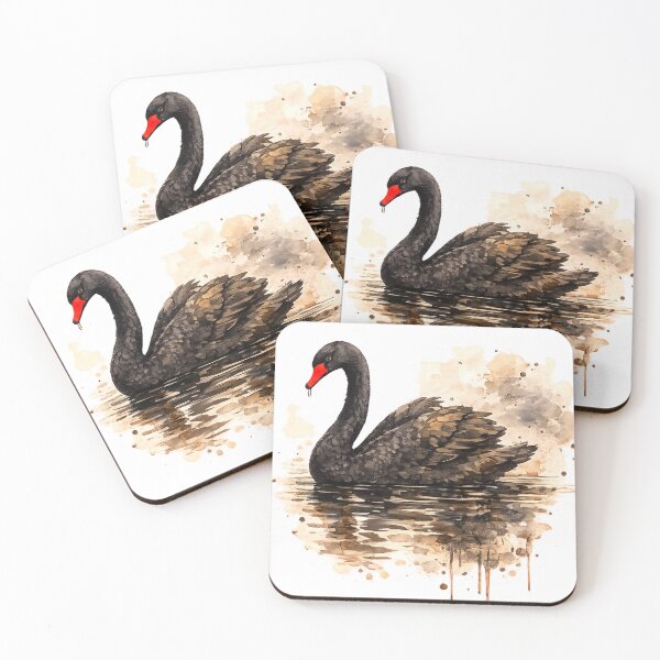 Item preview, Black swan designed and sold by Uday-kala.