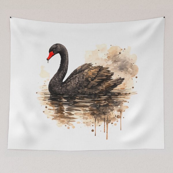 Item preview, Black swan designed and sold by Uday-kala.