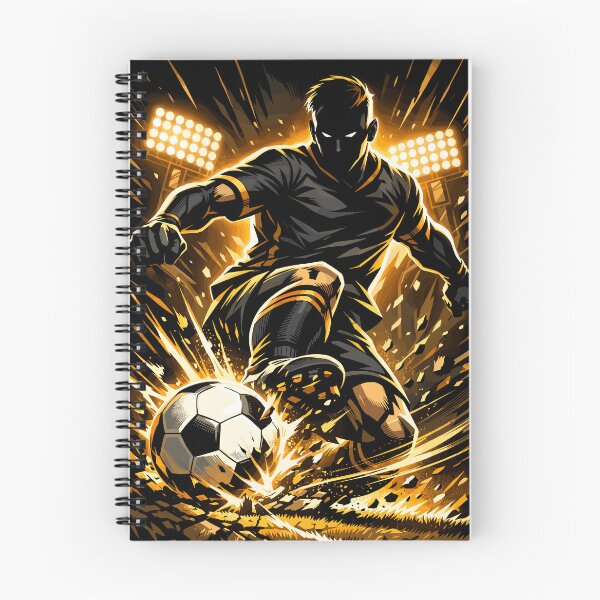 Item preview, Explosive Soccer Striker - Golden Stadium Power Kick Art designed and sold by arfindo-indra.