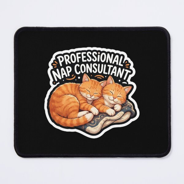 Item preview, Professional Nap Consultant Cute Sleeping Cats designed and sold by Owcomm.