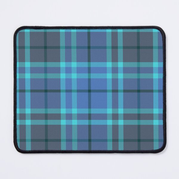 Item preview, Blue tartan plaid with faux twill texture designed and sold by Anne Londez Studio.