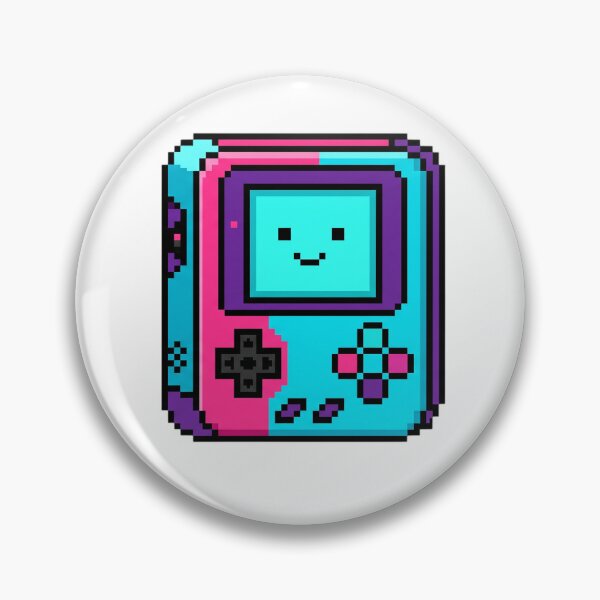 Item preview, Ilustración de pixel art de 8 bits, dispositivo de juego portátil retro designed and sold by alex889art.