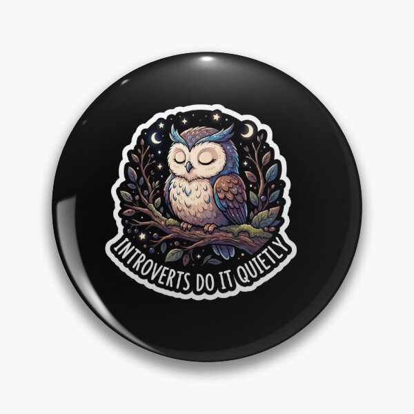 Item preview, Sleepy Owl Introverts Do It Quietly designed and sold by Owcomm.