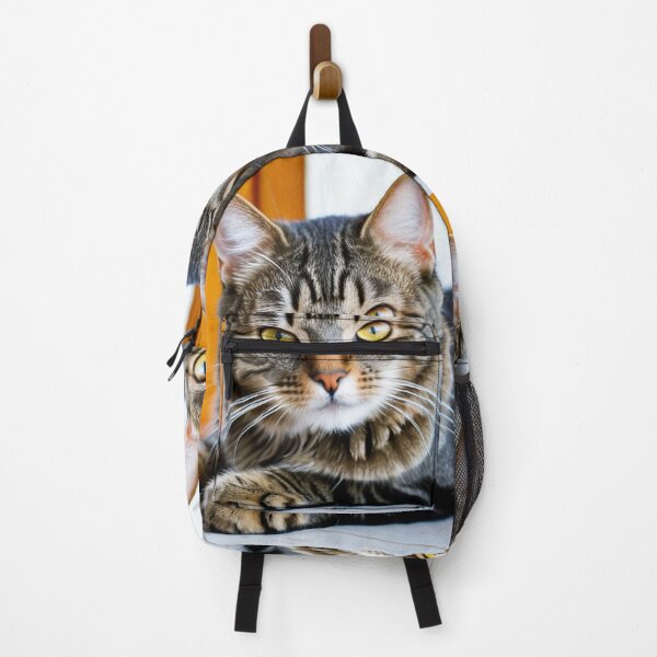 Item preview, Animals - Tabby Cat, Feline Portrait with Golden Gaze designed and sold by World-Pets.