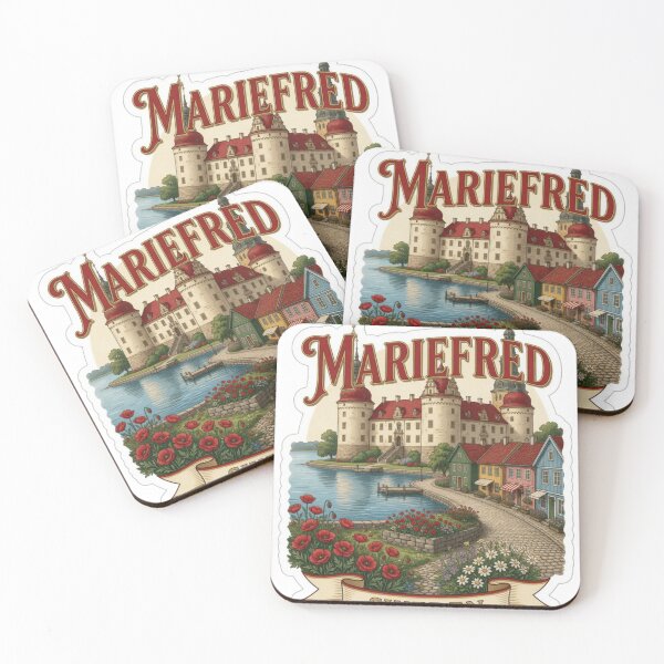 Item preview, Mariefred Sweden Castle Travel Sticker designed and sold by Imaginarium of Chaos falcon88 .