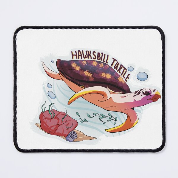 Item preview, Hawksbill Turtle (Endangered Species) designed and sold by Dragon Blossom Art.