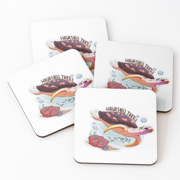 Item preview, Hawksbill Turtle (Endangered Species) designed and sold by Dragon Blossom Art.
