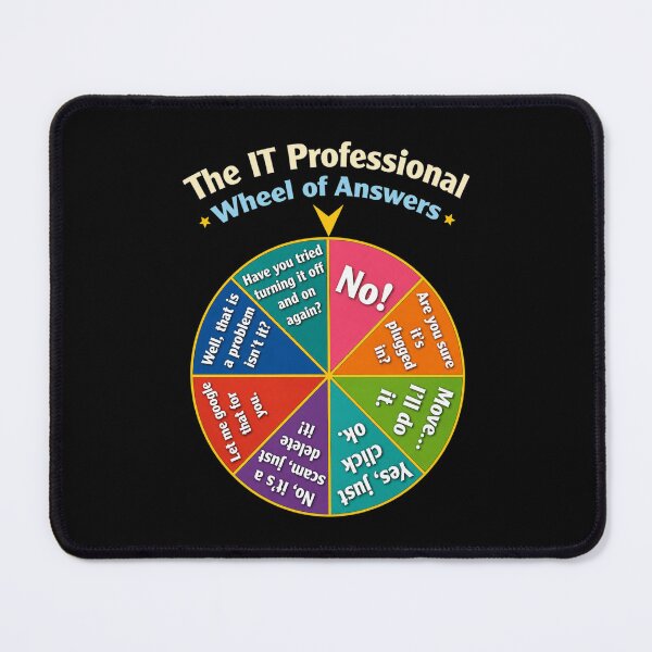 Item preview, The IT Professional Wheel of Answers designed and sold by kelvinmunene13.