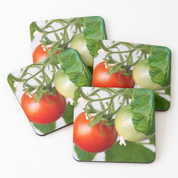 Item preview, A red tomato grows on a green bush designed and sold by IgorKovalenko.
