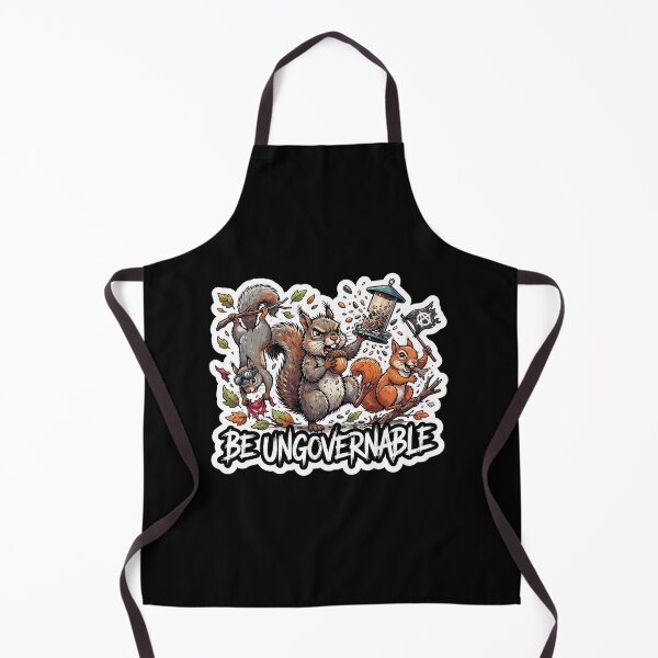 Item preview, Rebellious Squirrels Being Ungovernable Funny Quote designed and sold by Owcomm.