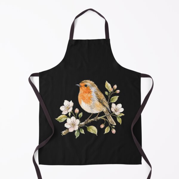 Item preview, Minimal Robin Bird Watercolor designed and sold by ColorSplash123.