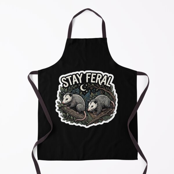 Item preview, Stay Feral Opossum In The Night designed and sold by Owcomm.