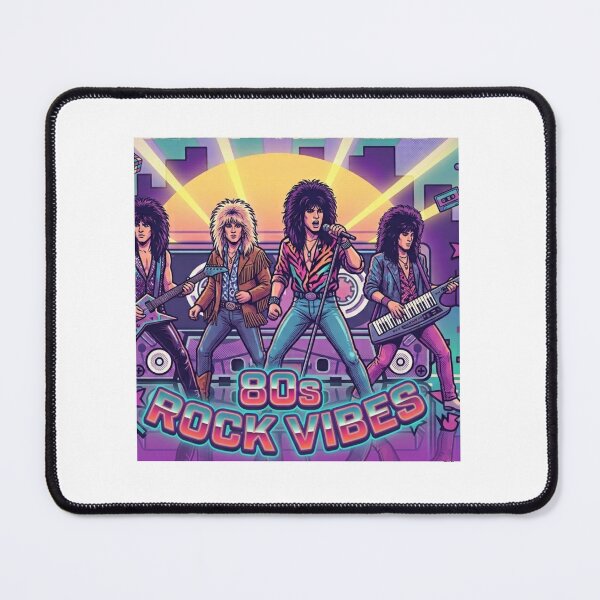Item preview, 80s Rock Vibes - Vintage Glam Metal Band Illustration designed and sold by BoldConcept43.