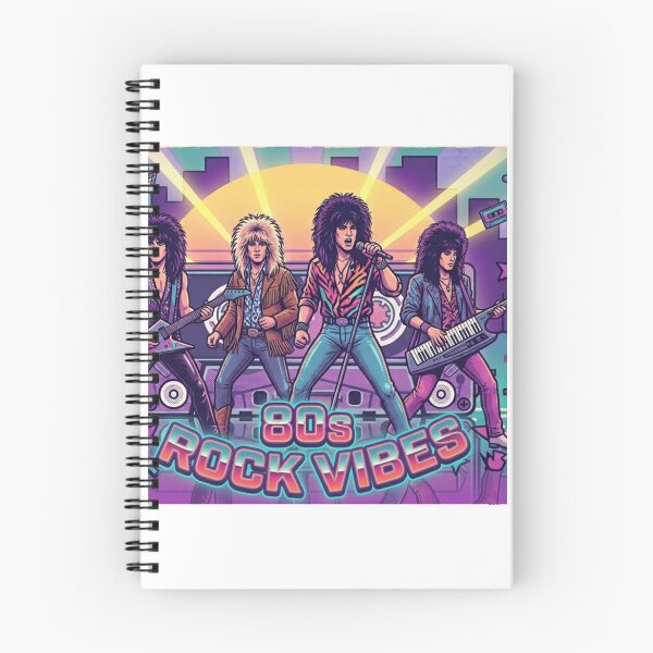 Item preview, 80s Rock Vibes - Vintage Glam Metal Band Illustration designed and sold by BoldConcept43.