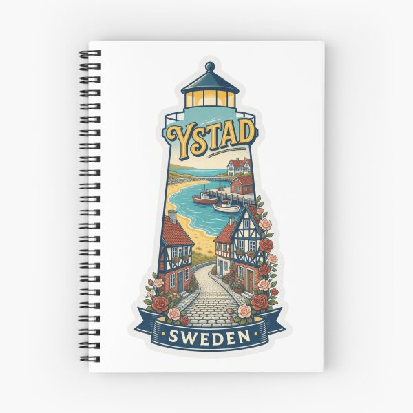 Item preview, Ystad Sweden Historic Travel Sticker designed and sold by Imaginarium of Chaos falcon88 .