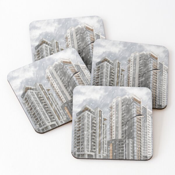 Item preview, Snowfall city designed and sold by Zestypickles.