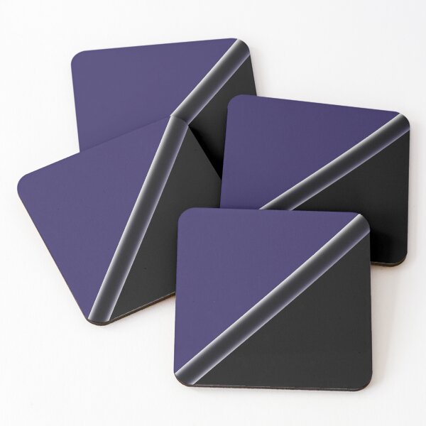 Item preview, Minimalist Midnight Blue and Black  Color Block Art designed and sold by pluielegere.