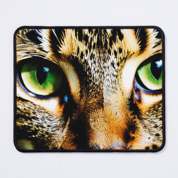 Item preview, Animals - Tabby Cat, Hyper-realistic Portrait with Green Eyes designed and sold by World-Pets.